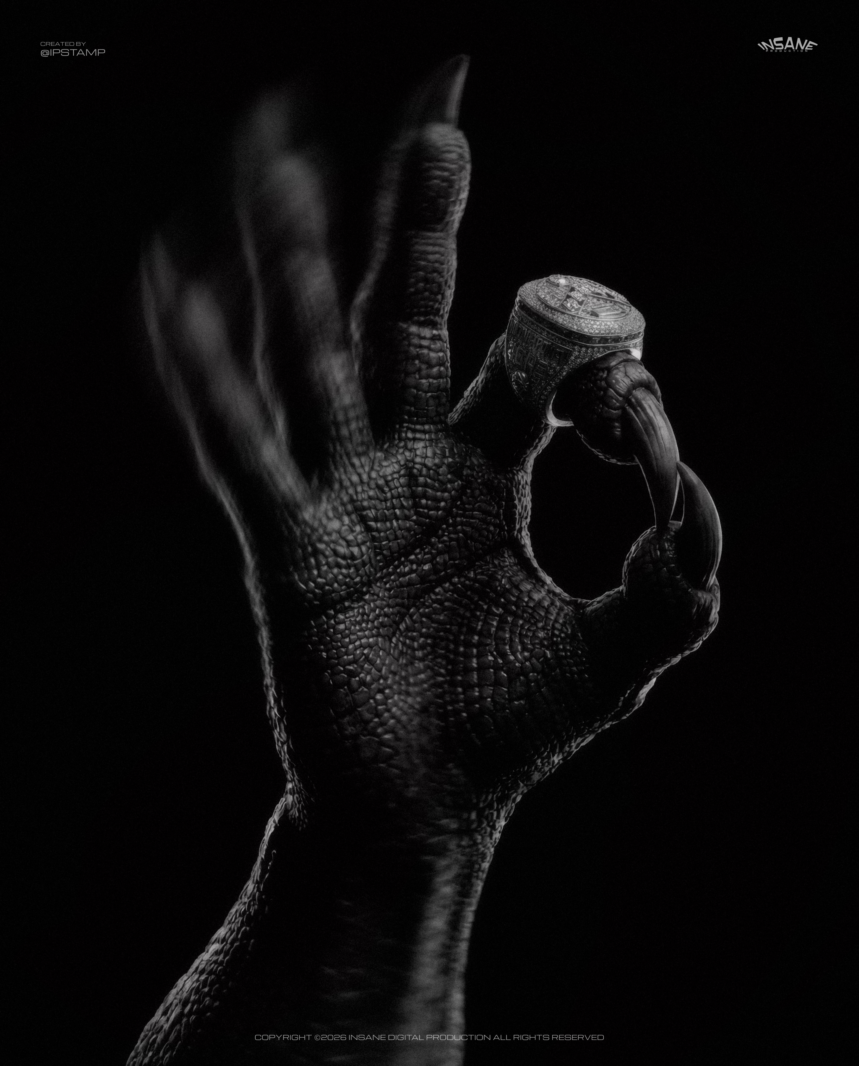 Championship Ring — B&W