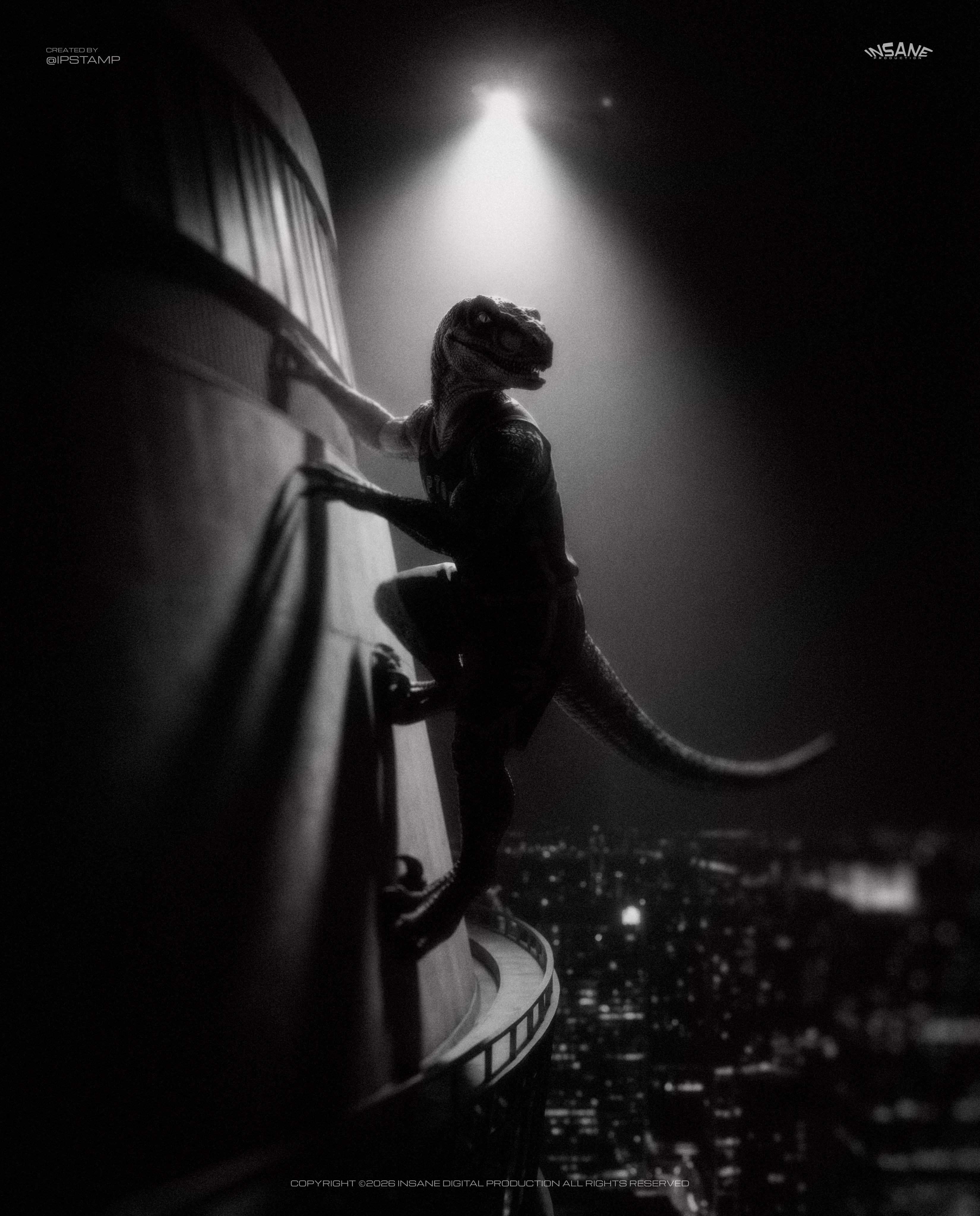 Raptor atop CN Tower — Cinematic